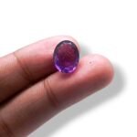 Natural amethyst gemstone