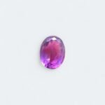 Natural amethyst gemstone