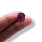 Natural amethyst gemstone