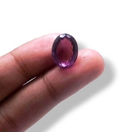Natural amethyst gemstone